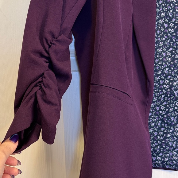 Skies Are Blue Purple Blazer - Picture 4 of 7